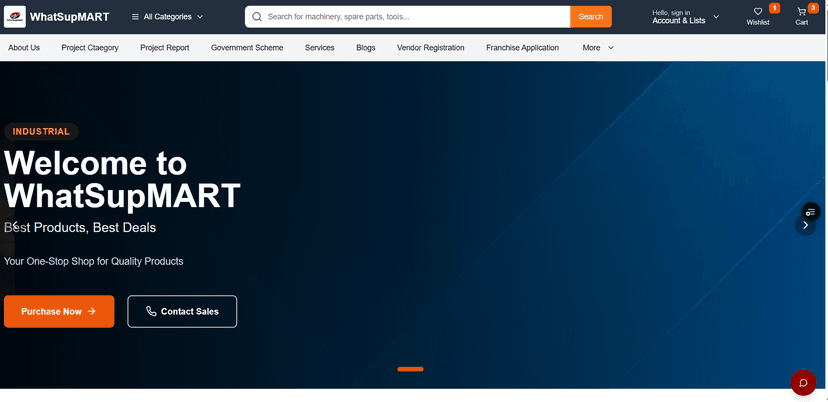 WhatsupMart E-Commerce Platform